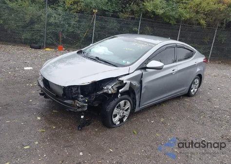 2016 Hyundai Elantra Se z USA, uszkodzony, nr VIN KMHDH4AE9GU542708